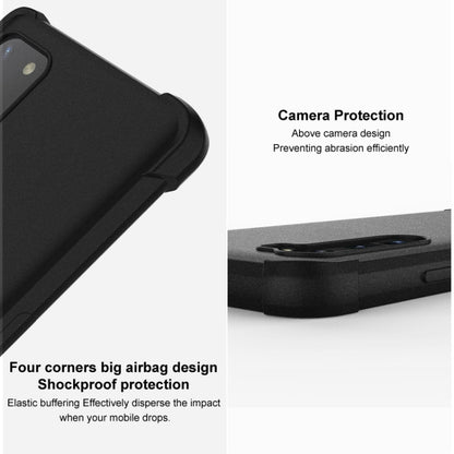 For Xiaomi Redmi K70 5G / K70 Pro 5G imak Shockproof Airbag TPU Phone Case(Matte Black) - K70 Pro Cases by imak | Online Shopping South Africa | PMC Jewellery | Buy Now Pay Later Mobicred