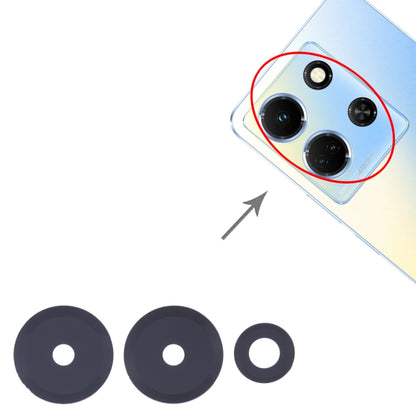 For Infinix Note 30 4G 10set Back Camera Lens - Camera Parts by PMC Jewellery | Online Shopping South Africa | PMC Jewellery