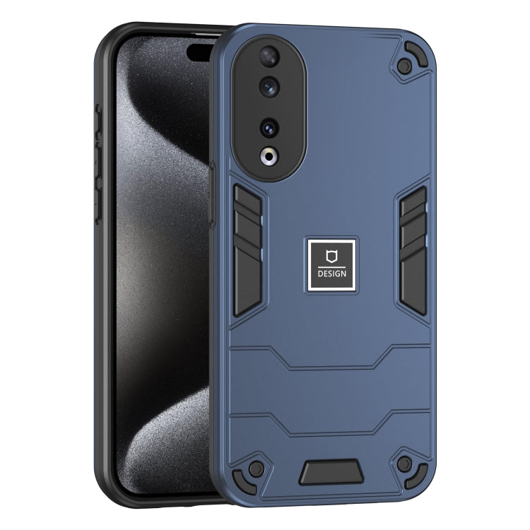 For Honor 90 2 in 1 Shockproof Phone Case(Blue) - free shipping - PMC TechLife - Order now!