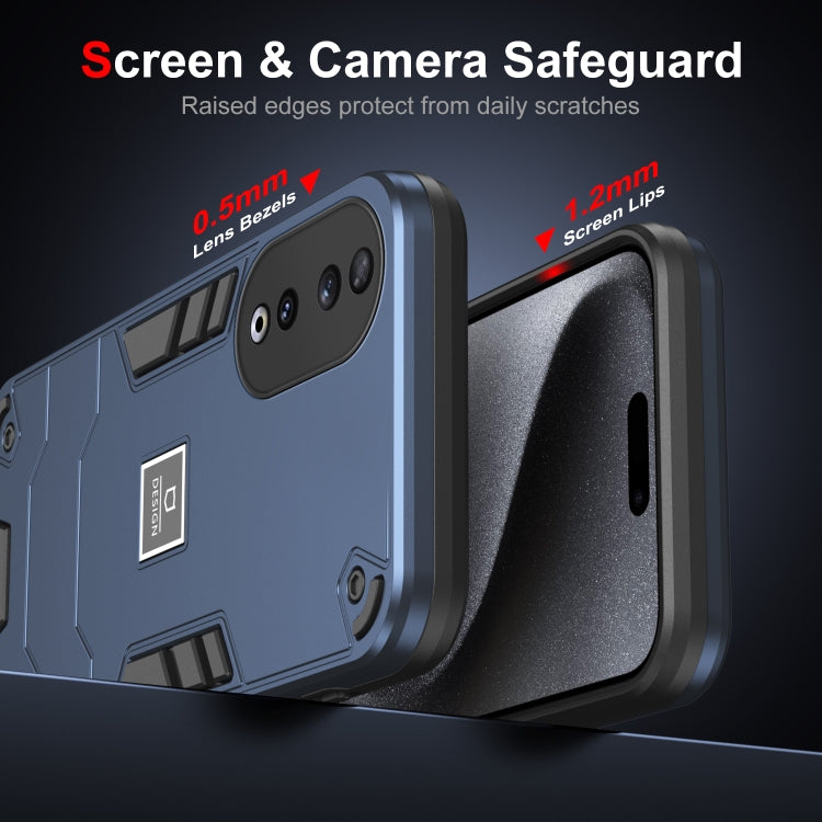 For Honor 90 2 in 1 Shockproof Phone Case(Blue) - free shipping - PMC TechLife - Order now!