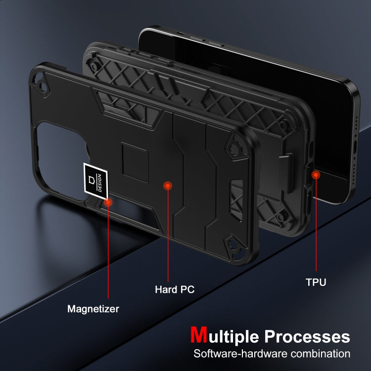 For Tecno Camon 19 Neo 2 in 1 Shockproof Phone Case(Black) - Tecno Cases by PMC TechLife | Online Shopping South Africa | PMC TechLife | Buy Now Pay Later Mobicred