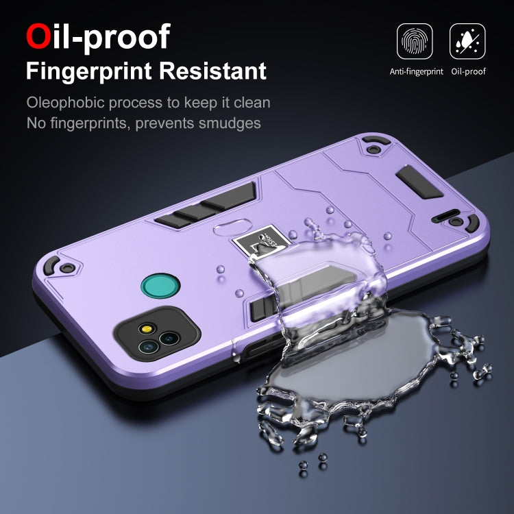 For Tecno Pop 5P 2 in 1 Shockproof Phone Case(Purple) - free shipping - PMC TechLife - Order now!