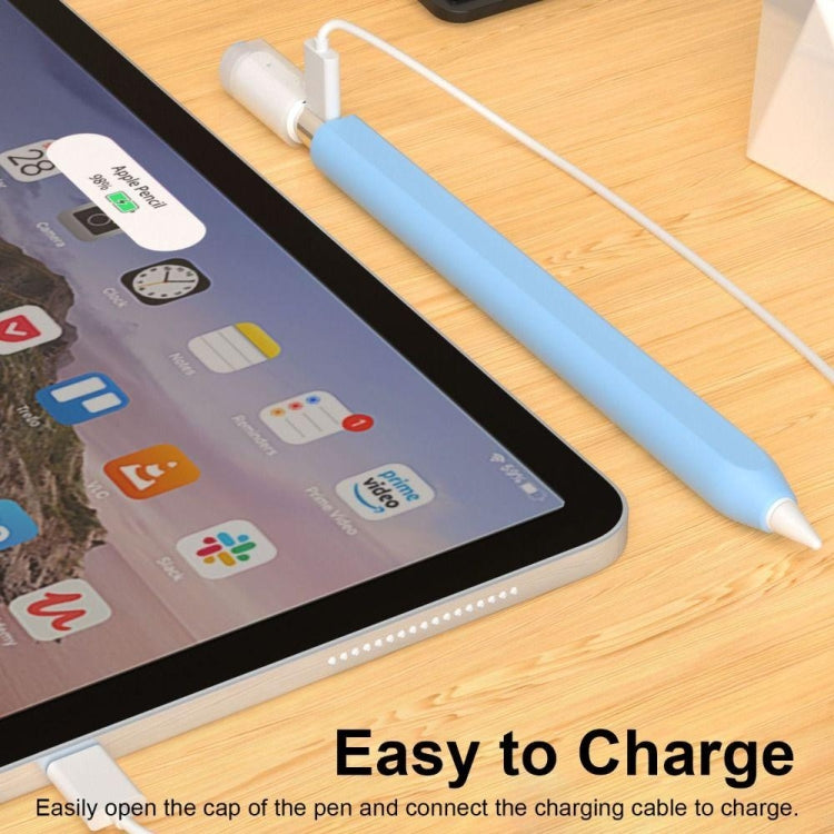 For Apple Pencil (USB-C) Jelly Silicone Stylus Pen Protective Cover(Midnight Blue) - free shipping - PMC Jewellery - Order now!