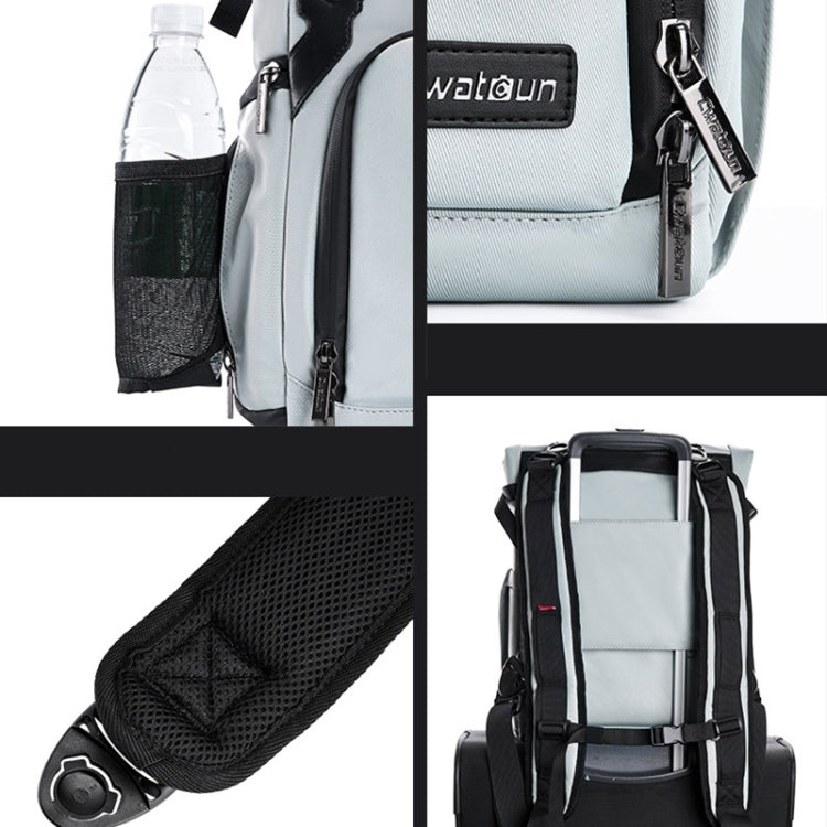 Cwatcun D95 Large Capacity Photography Backpack Shoulders Laptop Camera Bag, Size:27 x 37 x 16cm(Dark Black) - free shipping - PMC TechLife - Order now!