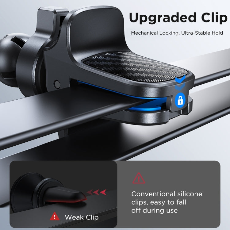 JOYROOM JR-ZS377 Car Air Vent Mobile Phone Navigation Holder(Black) - free shipping - PMC TechLife - Order now!