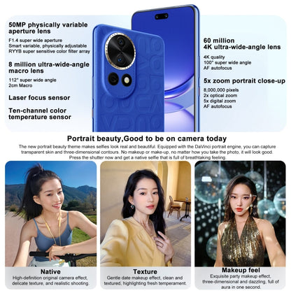 Huawei nova 12 Ultra, 12GB+1TB, Screen Fingerprint Identification, 6.76 inch HarmonyOS 4.0 Octa Core, Network: 4G, NFC, OTG, Not Support Google Play(Blue) - Huawei Mate & P by Huawei | Online Shopping South Africa | PMC Jewellery | Buy Now Pay Later Mobicred