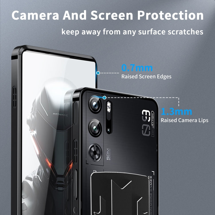 For ZTE nubia Red Magic 9S Pro Metal Cooling Phone Case(Black) - ZTE Cases by PMC TechLife | Online Shopping South Africa | PMC TechLife | Buy Now Pay Later Mobicred