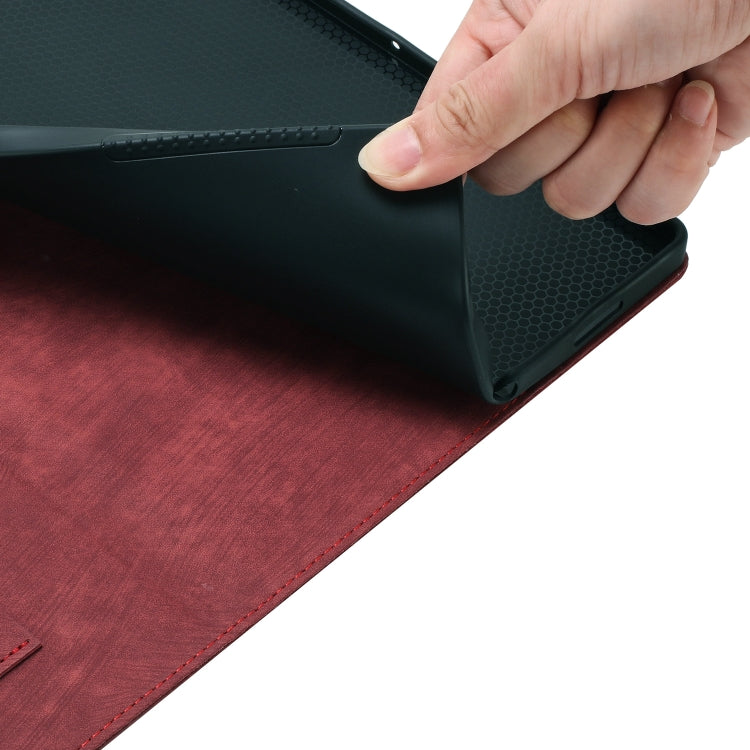 For iPad Pro 13 2024 Butterfly Cat Embossing Leather Tablet Case(Red) - iPad Pro 13 2024 Cases by PMC TechLife | Online Shopping South Africa | PMC TechLife | Buy Now Pay Later Mobicred