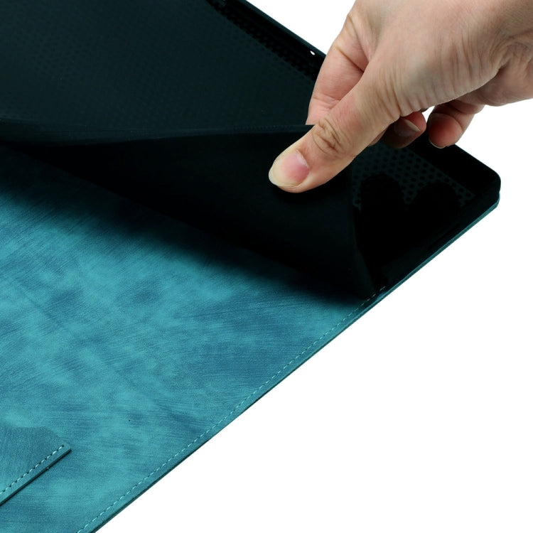For Lenovo Tab P12 / Xiaoxin Pad Pro 12.7 Butterfly Cat Embossing Leather Tablet Case(Sky Blue) - Lenovo by PMC TechLife | Online Shopping South Africa | PMC TechLife | Buy Now Pay Later Mobicred
