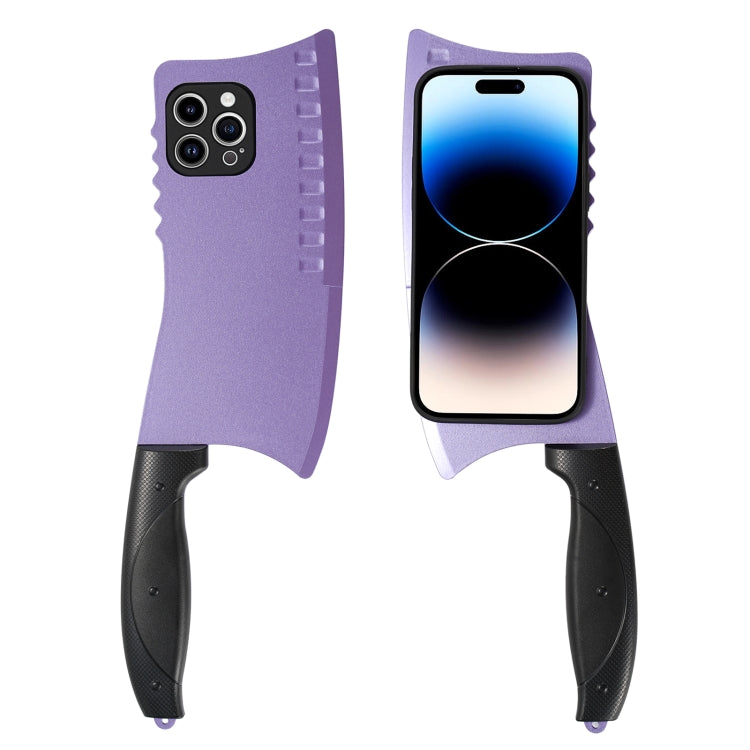 For iPhone 13 Simulated Kitchen Knife TPU + PC Phone Case(Silver) - iPhone 13 Cases by PMC TechLife | Online Shopping South Africa | PMC TechLife