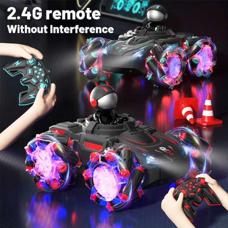 Q169 2.4G Magic Color Projection Stunt Remote Control Car(Black Red) - RC Cars by PMC Jewellery | Online Shopping South Africa | PMC Jewellery | Buy Now Pay Later Mobicred