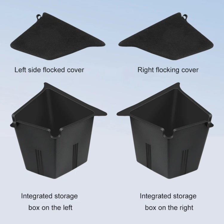For Tesla Model Y 2021-2023 2pcs / Set Car Trunk Side Storage Box, Flagship Model, Style:without Cover - free shipping - PMC TechLife - Order now!