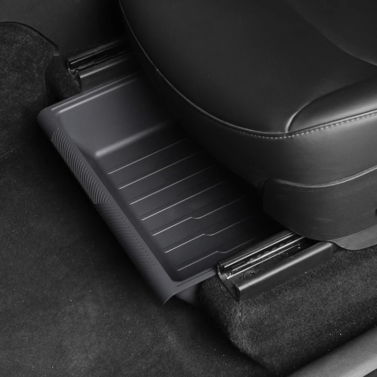 For Tesla Model Y 2021-2023 TPE Storage Organizer Under Car Seat, Style:with Cover(Grey) - Stowing Tidying by PMC TechLife | Online Shopping South Africa | PMC TechLife | Buy Now Pay Later Mobicred