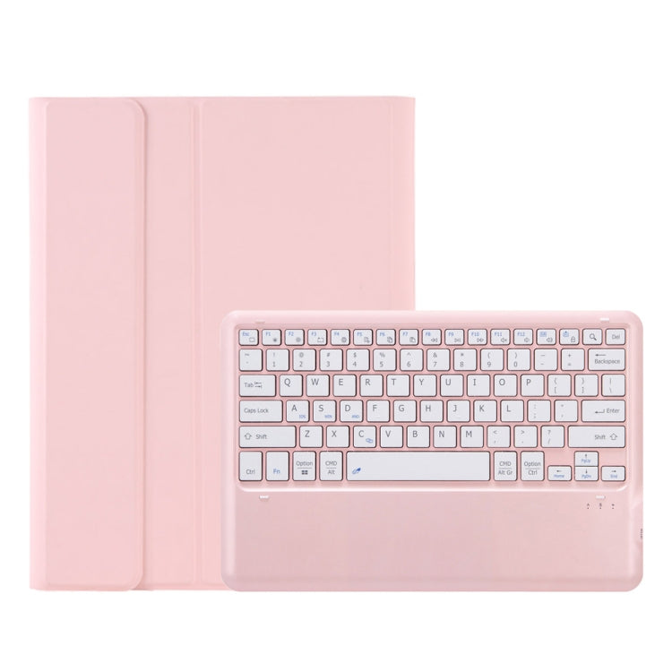 For Honor Pad 9 AH19 TPU Ultra-thin Detachable Bluetooth Keyboard Tablet Leather Case(Pink) - Huawei Keyboard by PMC TechLife | Online Shopping South Africa | PMC TechLife