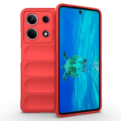 For Infinix Note 30 4G Magic Shield TPU + Flannel Phone Case(Red) - Infinix Cases by PMC Jewellery | Online Shopping South Africa | PMC Jewellery | Buy Now Pay Later Mobicred