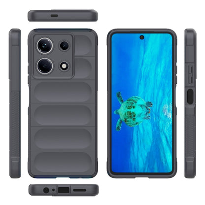 For Infinix Note 30 4G Magic Shield TPU + Flannel Phone Case(Dark Grey) - Infinix Cases by PMC Jewellery | Online Shopping South Africa | PMC Jewellery | Buy Now Pay Later Mobicred