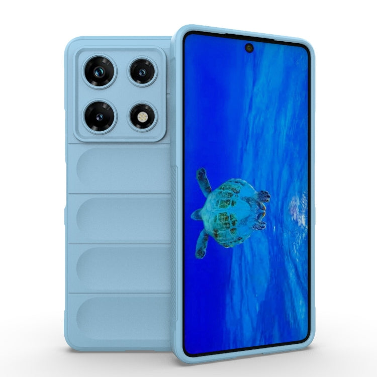 For Infinix Note 30 Pro X6788 Magic Shield TPU + Flannel Phone Case(Light Blue) - Infinix Cases by PMC TechLife | Online Shopping South Africa | PMC TechLife | Buy Now Pay Later Mobicred