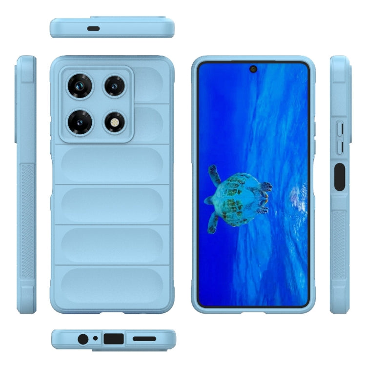 For Infinix Note 30 Pro X6788 Magic Shield TPU + Flannel Phone Case(Light Blue) - Infinix Cases by PMC TechLife | Online Shopping South Africa | PMC TechLife | Buy Now Pay Later Mobicred