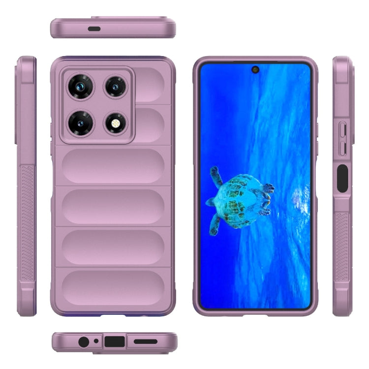 For Infinix Note 30 Pro X6788 Magic Shield TPU + Flannel Phone Case(Purple) - Infinix Cases by PMC Jewellery | Online Shopping South Africa | PMC Jewellery | Buy Now Pay Later Mobicred