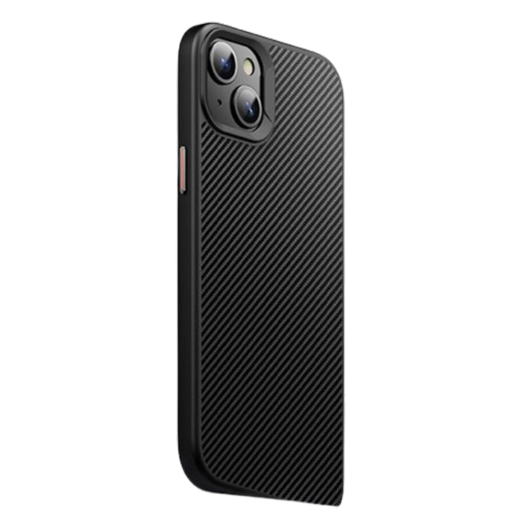 For iPhone 14 MagSafe Kevlar Fiber Shockproof Phone Case(Black) - iPhone 14 Cases by PMC TechLife | Online Shopping South Africa | PMC TechLife