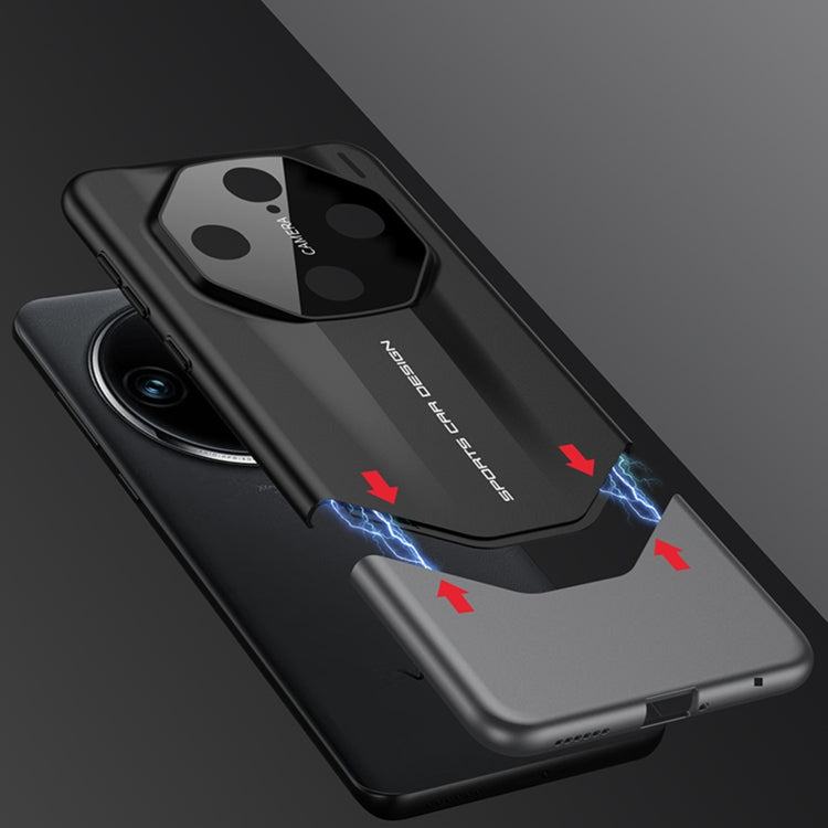 For vivo X100 GKK Imitation Ultimate Design All-inclusive Shockproof Phone Case(Black) - vivo Cases by GKK | Online Shopping South Africa | PMC Jewellery | Buy Now Pay Later Mobicred