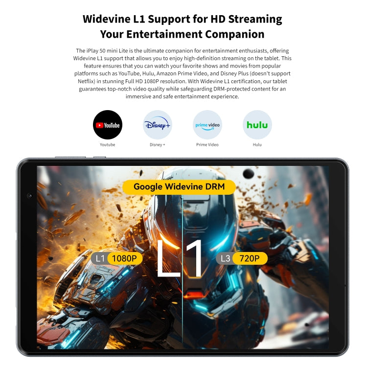 ALLDOCUBE iPlay 50 mini Lite WiFi Tablet, 4GB+64GB, 8 inch Android 13 Allwinner A523 Octa Core - ALLDOCUBE by ALLDOCUBE | Online Shopping South Africa | PMC Jewellery | Buy Now Pay Later Mobicred