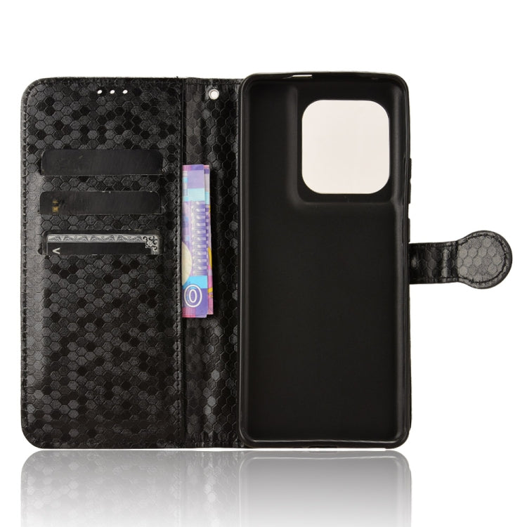 For Motorola Edge 50 Ultra Honeycomb Dot Texture Leather Phone Case(Black) - free shipping - PMC TechLife - Order now!