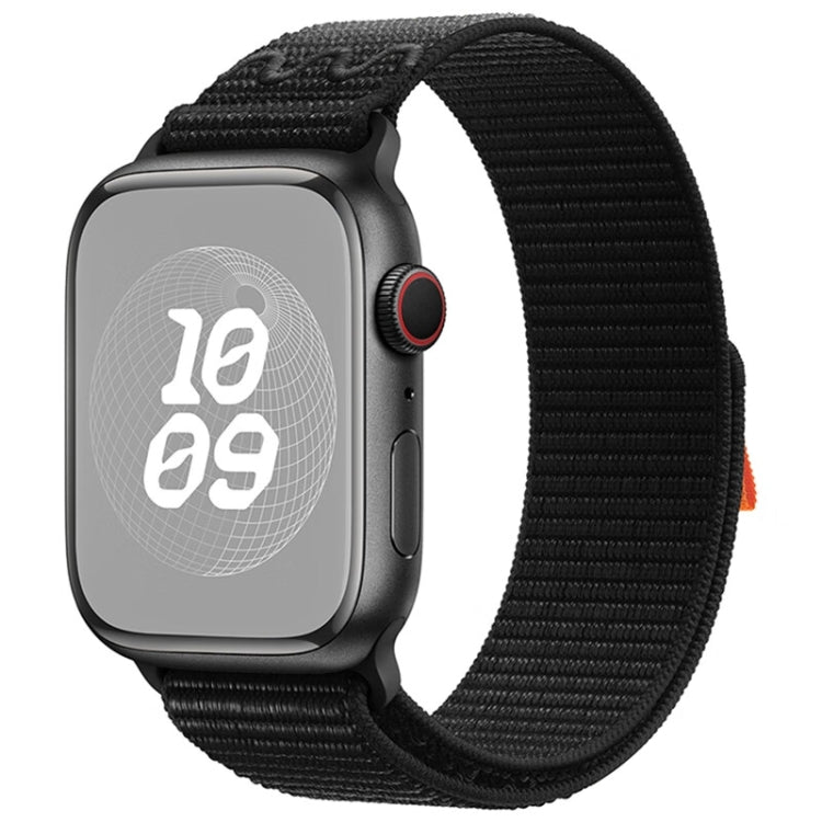 For Apple Watch Series 6 40mm Loop Nylon Watch Band(Dark Black) - free shipping - PMC TechLife - Order now!