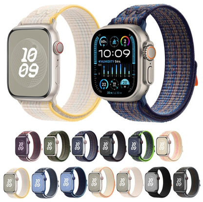 For Apple Watch Ultra 2 49mm Loop Nylon Watch Band(Dark Navy) - Watch Bands by PMC Jewellery | Online Shopping South Africa | PMC Jewellery | Buy Now Pay Later Mobicred