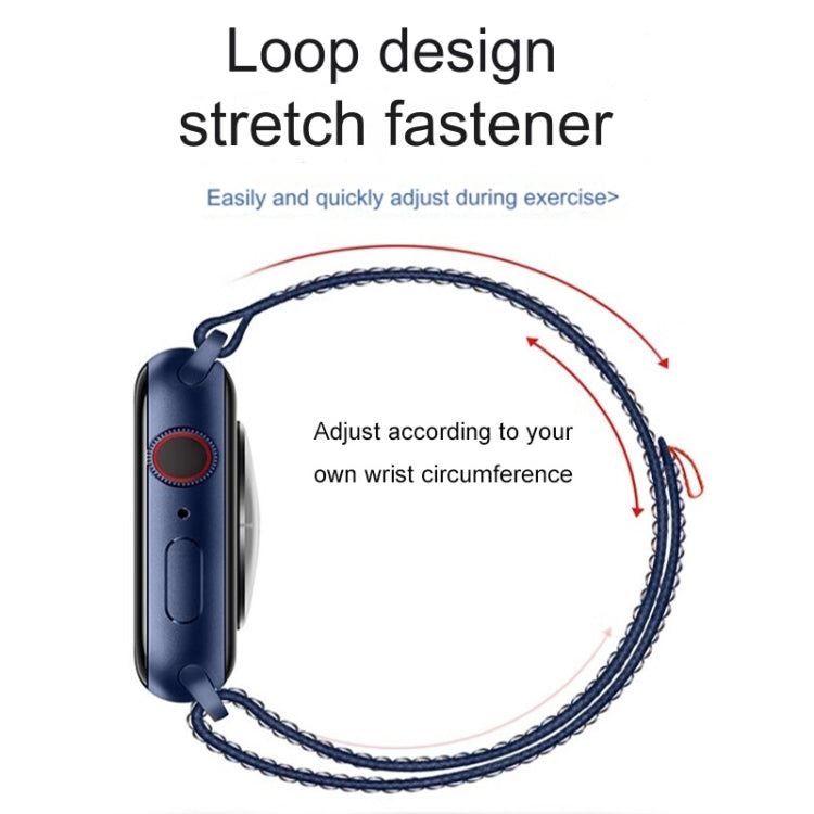 For Apple Watch Series 6 40mm Loop Nylon Watch Band(Milky White) - free shipping - PMC TechLife - Order now!