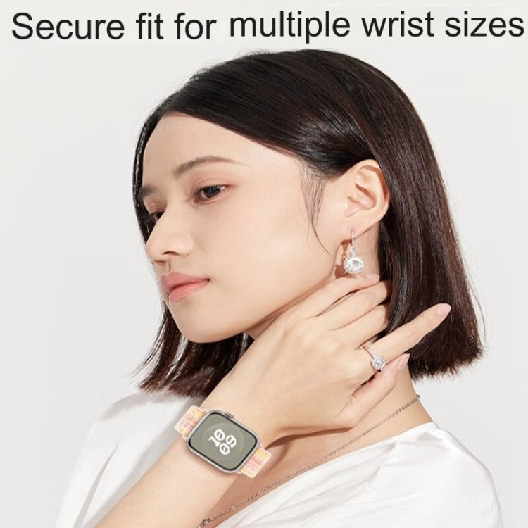 For Apple Watch Series 4 44mm Loop Nylon Watch Band(Starlight) - free shipping - PMC TechLife - Order now!
