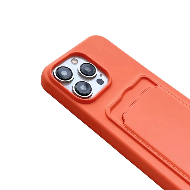 For iPhone 16 Plus Card Slot Liquid Silicone Phone Case with Lanyard(Dark Blue) - iPhone 16 Plus Cases by PMC TechLife | Online Shopping South Africa | PMC TechLife | Buy Now Pay Later Mobicred