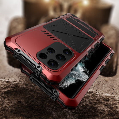 For Samsung Galaxy S24 Ultra 5G R-JUST Life Waterproof Dustproof Shockproof Phone Case(Red) - Galaxy S24 Ultra 5G Cases by R-JUST | Online Shopping South Africa | PMC Jewellery | Buy Now Pay Later Mobicred