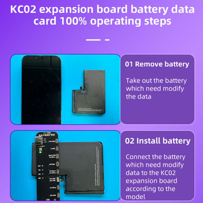 i2C KC02 Battery Data Repair Expansion Board Modifying Battery Efficiency for iPhone 11-15 Pro Max - Test Tools by PMC Jewellery | Online Shopping South Africa | PMC Jewellery