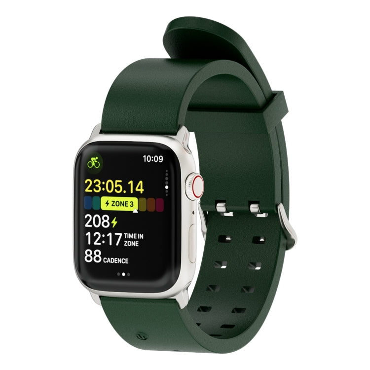 For Apple Watch SE 2023 40mm Luminous Colorful Light Silicone Watch Band(Green) - Watch Bands by PMC Jewellery | Online Shopping South Africa | PMC Jewellery