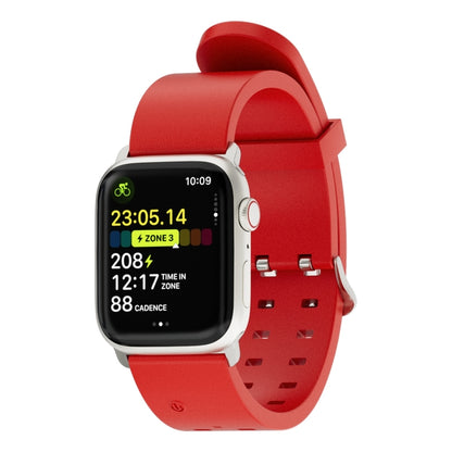 For Apple Watch Series 9 45mm Luminous Colorful Light Silicone Watch Band(Red) - Watch Bands by PMC Jewellery | Online Shopping South Africa | PMC Jewellery