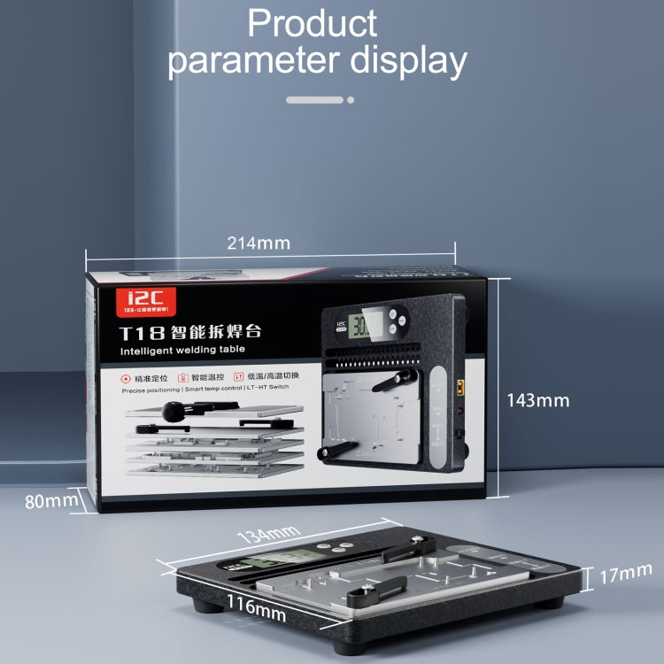 i2C T18 LCD Display PCB Motherboard Layered Desoldering Station With Universal Module, US Plug - Repair Platform by PMC Jewellery | Online Shopping South Africa | PMC Jewellery