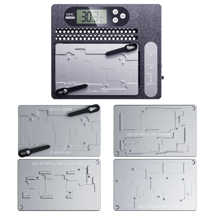 i2C T18 LCD Display PCB Motherboard Layered Desoldering Station For iPhone X-15 Pro Max, US Plug - Repair Platform by PMC Jewellery | Online Shopping South Africa | PMC Jewellery