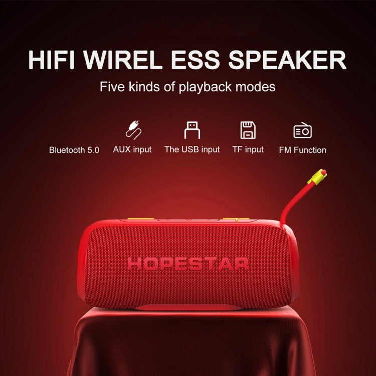 HOPESTAR P26 Outdoor Portable lPX6 Waterproof Dazzling Bluetooth Speaker(Grey) - free shipping - PMC Jewellery - Order now!