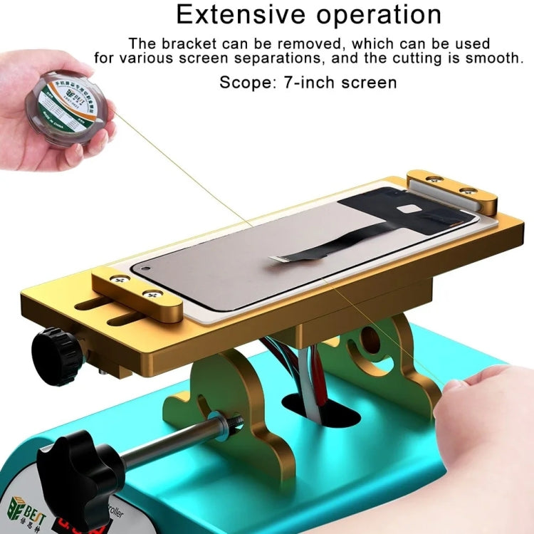 BEST B-918B 7 inch Multi-function Mobile Phone Screen Rotary Separator, EU Plug - Separation Equipment by BEST | Online Shopping South Africa | PMC Jewellery | Buy Now Pay Later Mobicred