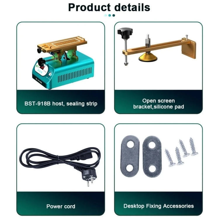 BEST B-918B 7 inch Multi-function Mobile Phone Screen Rotary Separator, EU Plug - free shipping - PMC TechLife - Order now!