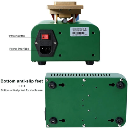 BEST B-918A 7 inch 220V Vacuum Pump LCD Screen Rotary Heating Platform Separator, EU Plug - Separation Equipment by BEST | Online Shopping South Africa | PMC Jewellery | Buy Now Pay Later Mobicred