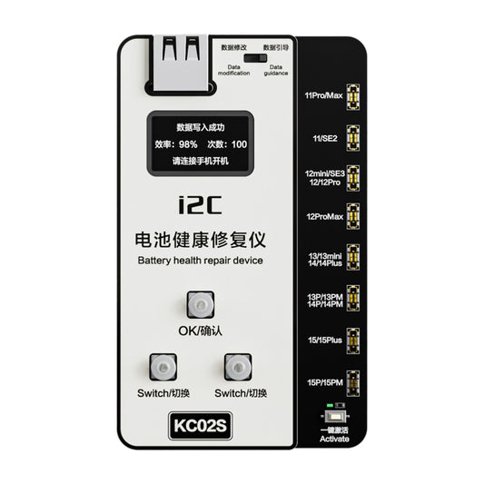 i2C KC02S Battery Health Recovery Device Activation Instrument For iPhone 11-15 Series - Test Tools by i2C | Online Shopping South Africa | PMC Jewellery | Buy Now Pay Later Mobicred