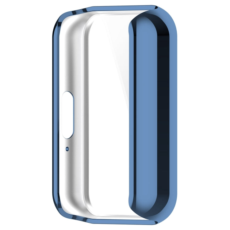 For Samsung Galaxy Fit 3 Full Coverage TPU Electroplated Watch Protective Case(Blue) - Watch Cases by PMC TechLife | Online Shopping South Africa | PMC TechLife