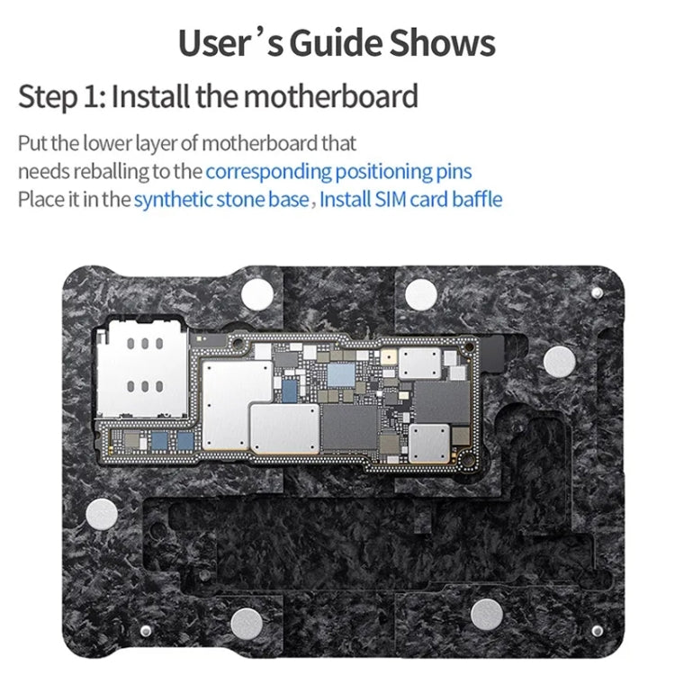 Qianli Magnetic Middle Layer BGA Reballing Platform For iPhone 14 Series - BGA Stencils by QIANLI | Online Shopping South Africa | PMC Jewellery | Buy Now Pay Later Mobicred