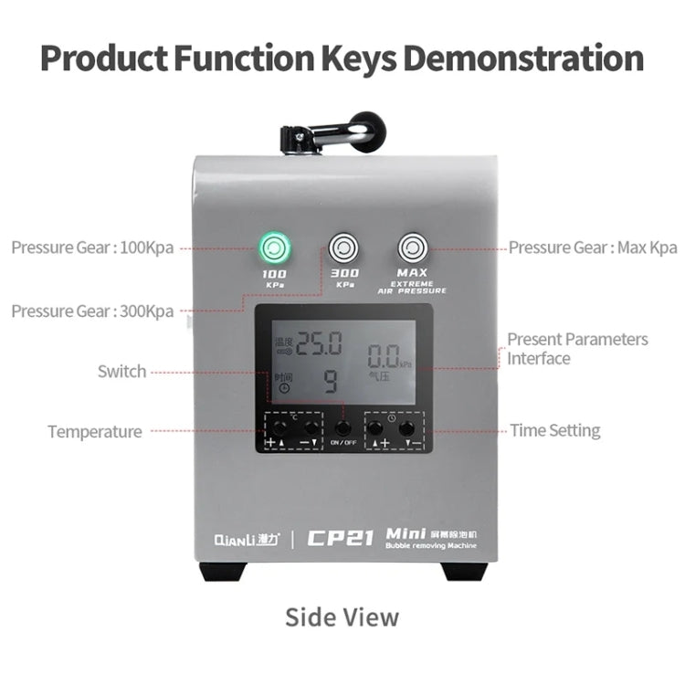 Qianli CP21 Mini LCD Screen Bubble Removing Machine, EU Plug - Defoaming Equipment by QIANLI | Online Shopping South Africa | PMC Jewellery | Buy Now Pay Later Mobicred