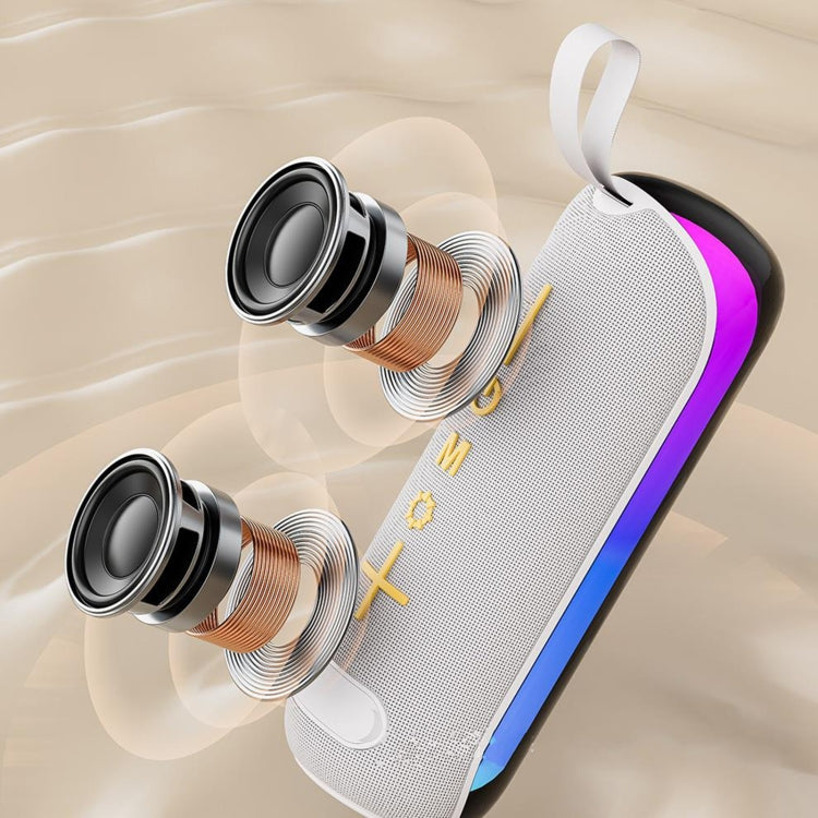 T&G TG-384 Mini Portable Bluetooth Speaker Support TF / U-disk / RGB Light(Black) - free shipping - PMC Jewellery - Order now!