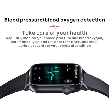 QS08 PRO 1.83 inch BT5.2 Smart Sport Watch, Support Sleep / Heart Rate / Blood Oxygen / Temperature / Blood Pressure Health Monitor(Gold+Black) - Smart Watches by PMC Jewellery | Online Shopping South Africa | PMC Jewellery