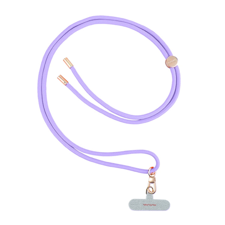 mutural Universal Mobile Phone Solid Color Lanyard(Purple) - Lanyards & Wrist Straps by Mutural | Online Shopping South Africa | PMc TechLife | Buy Now Pay Later Mobicred