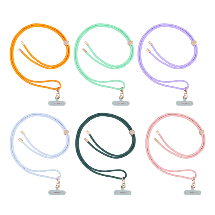 mutural Universal Mobile Phone Solid Color Lanyard(Purple) - Lanyards & Wrist Straps by Mutural | Online Shopping South Africa | PMc TechLife | Buy Now Pay Later Mobicred